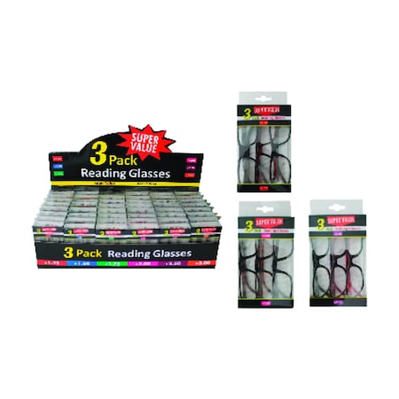 Diamond Visions Diamond Visions Reading Glasses 3 pk 11-1161